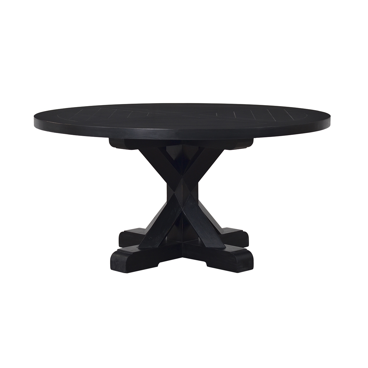 Bankside Trestle Round Dining Table 5'