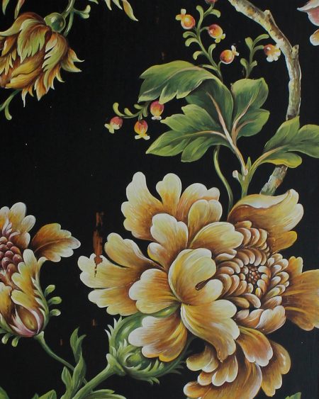 Orange Floral Artwork